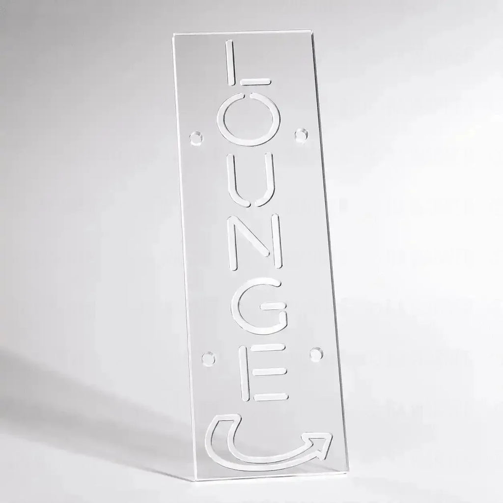 Swappable Acrylic LED Sign – 40" x 10"