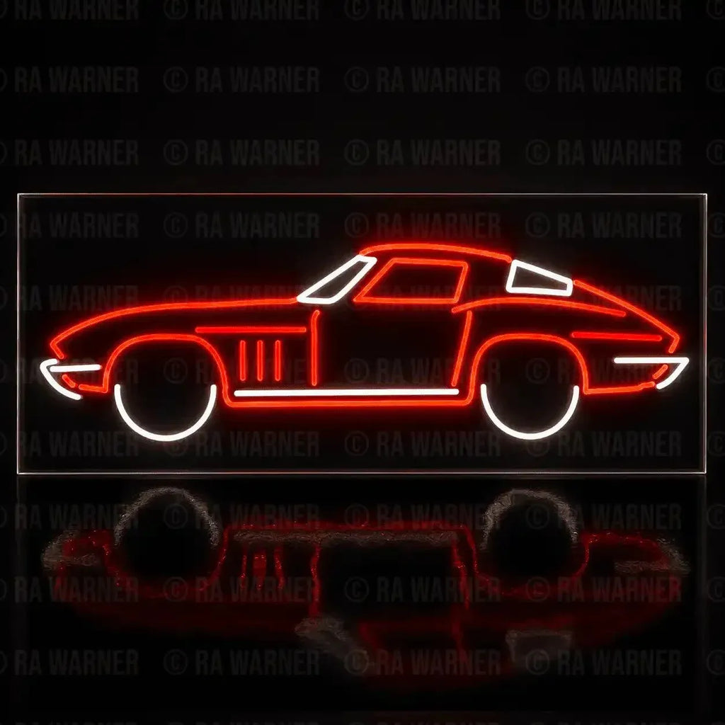 The Original American Sportscar LED Neon Lighted Sign ~35"x~12"