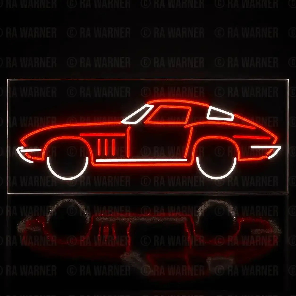 The Original American Sportscar LED Neon Lighted Sign ~35"x~12"