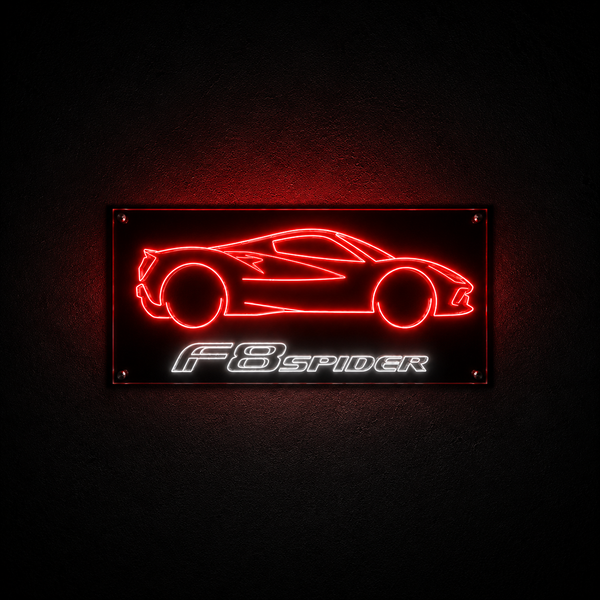 Italian Sports Car LED Neon Sign  43" x 17.5"