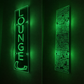 Swappable Acrylic LED Sign – 40" x 10"