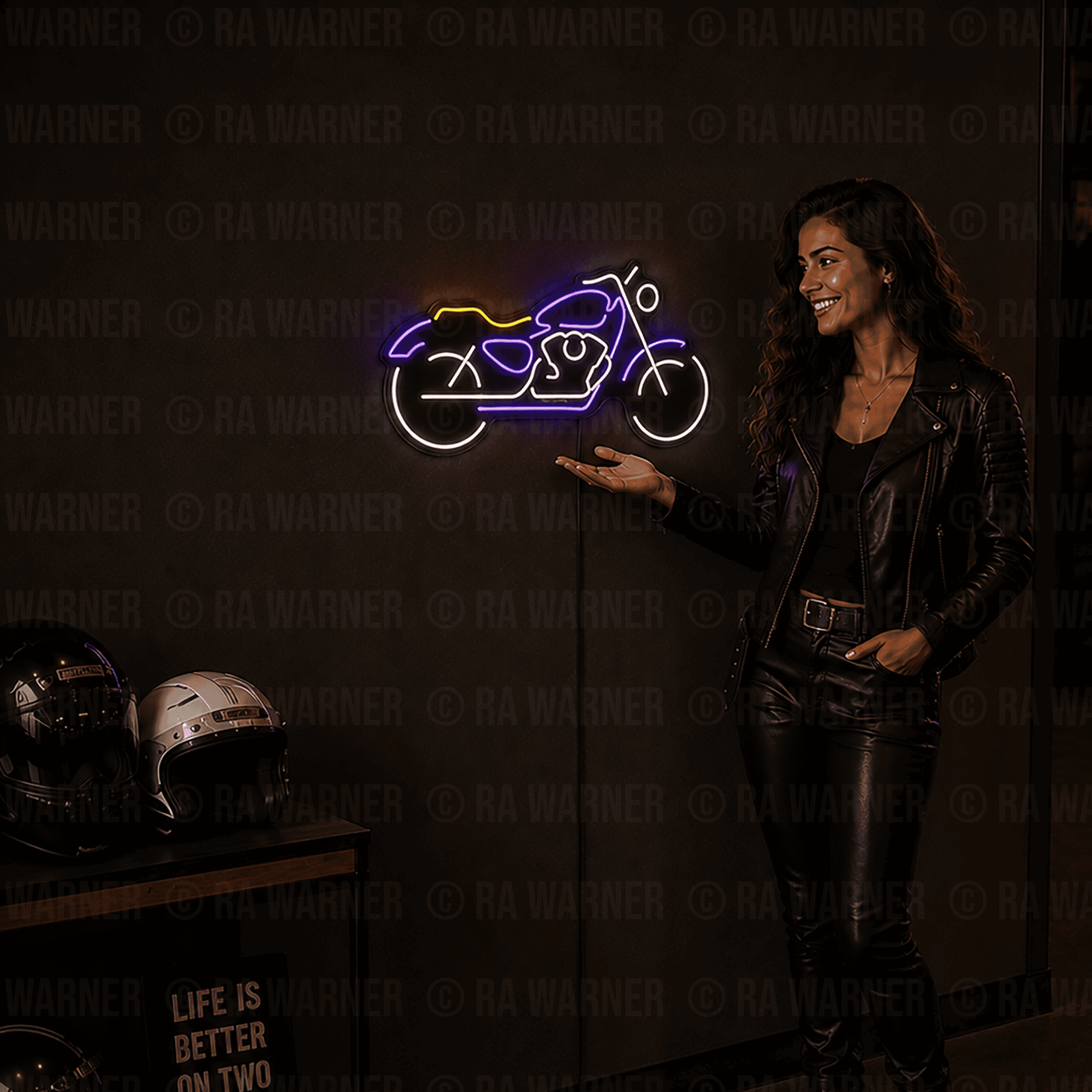 Sportster LED Neon Light - 35" x 15"