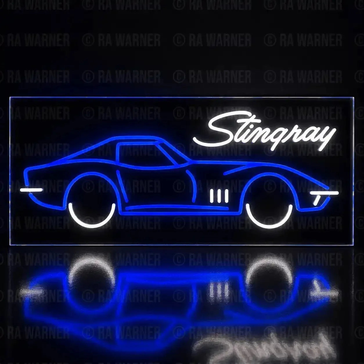 The Original American Sportscar LED Neon Lighted Sign ~35"x~12"