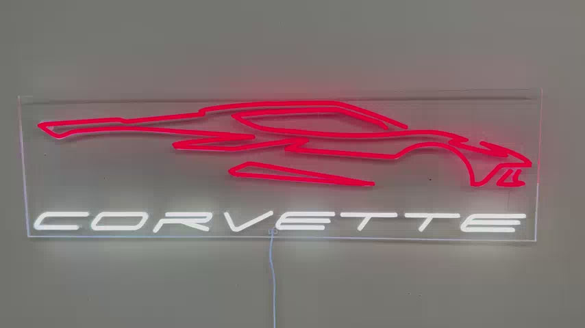 American Mid-Engine, Maximum Obsession LED Neon Sign 35" x 11"