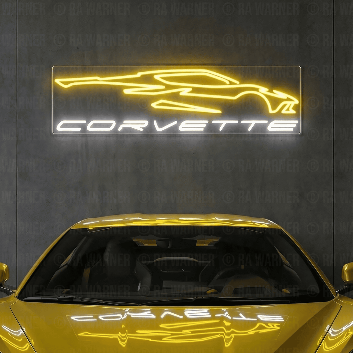 American Mid-Engine, Maximum Obsession LED Neon Sign 35" x 11"