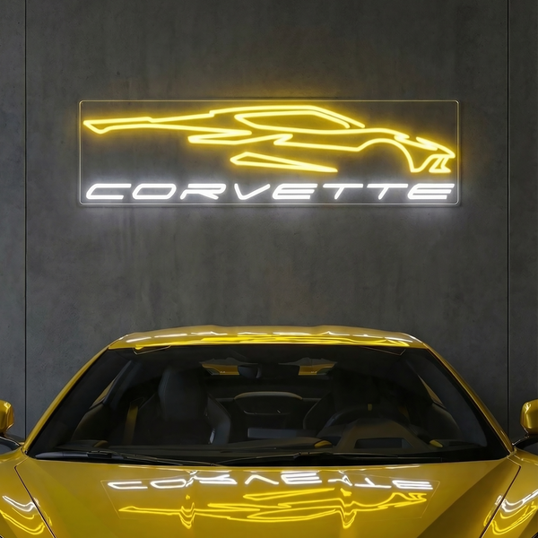 American Mid-Engine, Maximum Obsession LED Neon Sign 35" x 11"