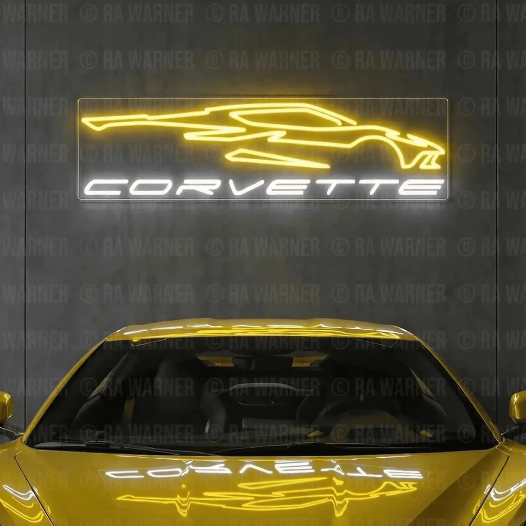 American Mid-Engine, Maximum Obsession LED Neon Sign 35" x 11"